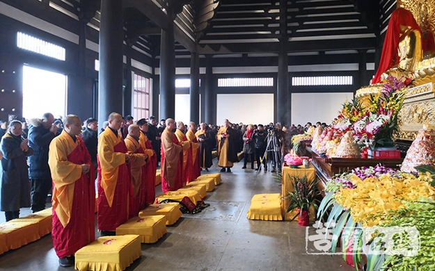 道场重光千佛含笑安徽省旌德县资福禅寺大雄宝殿开光法会圆满