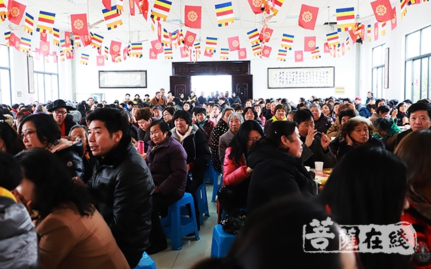 茶话会-上海青浦报国寺迎新春茶话会活动圆满
