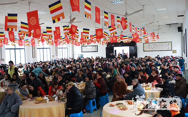 茶话会-上海青浦报国寺迎新春茶话会活动圆满