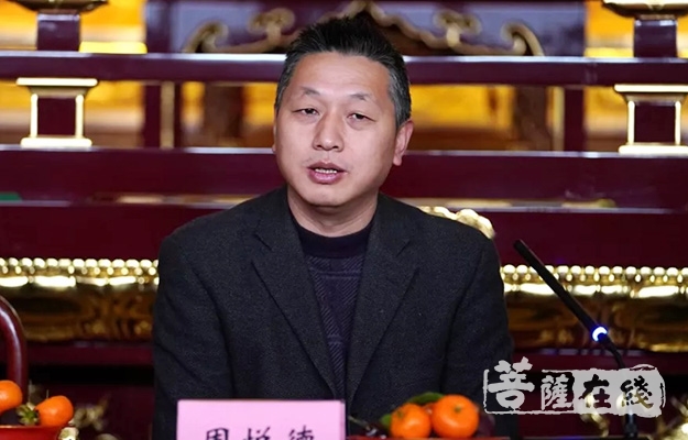 佛教-宁波市佛教界2019年迎春团拜会在天童禅寺举行