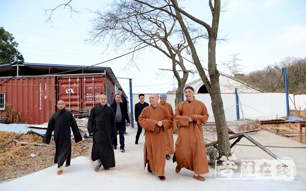 佛教-门肃法师一行走访慰问舟山市佛协各直属寺院