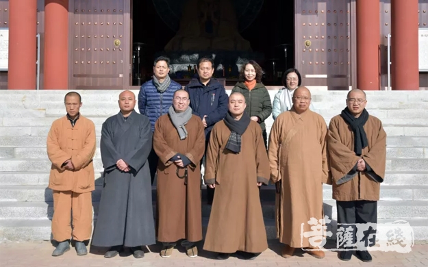 佛教-威海市佛教协会直属寺院年末进行消防安全工作走访交流