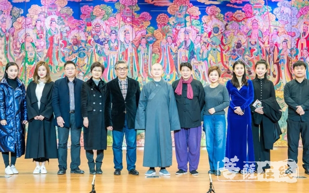 佛教-宁波七塔禅寺举行迎新感恩茶会
