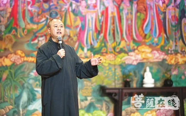 佛教-宁波七塔禅寺举行迎新感恩茶会