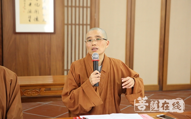 理山法师(图片来源:大菩文化 摄影:妙静)现任住持理山法师,字界群.