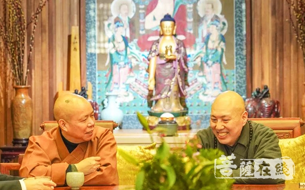 佛教-江苏省佛教代表团参访江西庐山东林寺