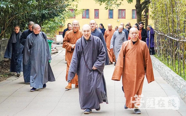 佛教-江苏省佛教代表团参访江西庐山东林寺