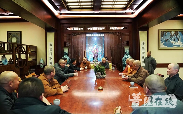 佛教-江苏省佛教代表团参访江西庐山东林寺