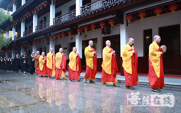 文化-上海福田净寺举行观音菩萨诞辰系列法会