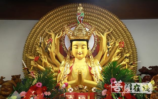 文化-上海福田净寺举行观音菩萨诞辰系列法会