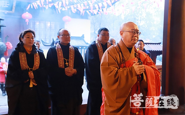 文化-上海福田净寺举行观音菩萨诞辰系列法会