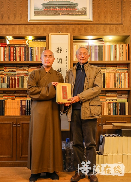 法华寺-苏州寒山寺文化研究院院长姚炎祥教授一行参访湖州法华寺