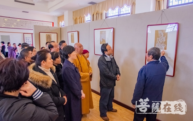 艺术-中国宗教造像艺术之美观摩展在博山正觉寺书画院开幕