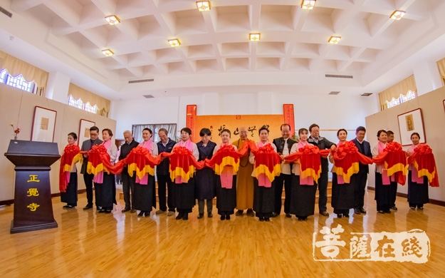 艺术-中国宗教造像艺术之美观摩展在博山正觉寺书画院开幕