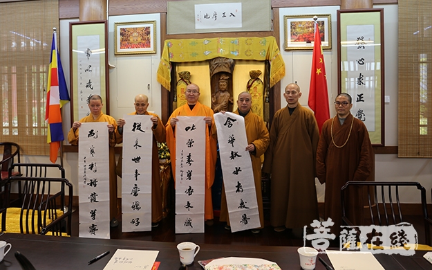 佛教-温州市佛教协会会长智明大和尚一行参访南京牛首山佛顶寺