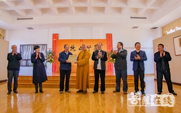 艺术-中国宗教造像艺术之美观摩展在博山正觉寺书画院开幕