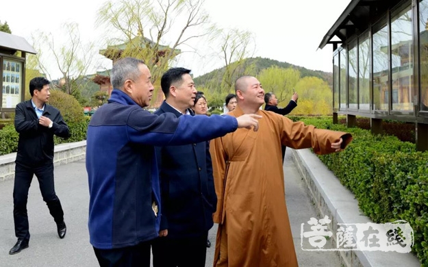 时政-山东省牟平区委统战部调研南山禅寺宗教工作