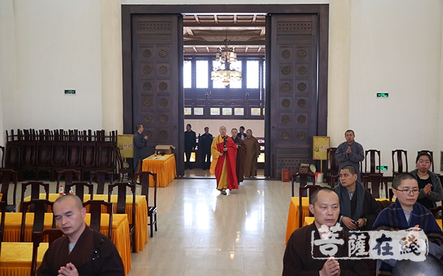 念顺法师于宝陀讲寺作《六祖坛经》浅读"佛学讲座