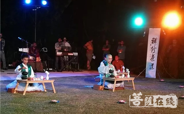 时政-博山正觉寺禅茶走进斯里兰卡无公害国家博览会
