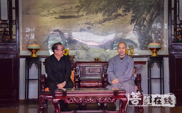 文殊院-西藏自治区党委常委旦科一行前往成都文殊院调研