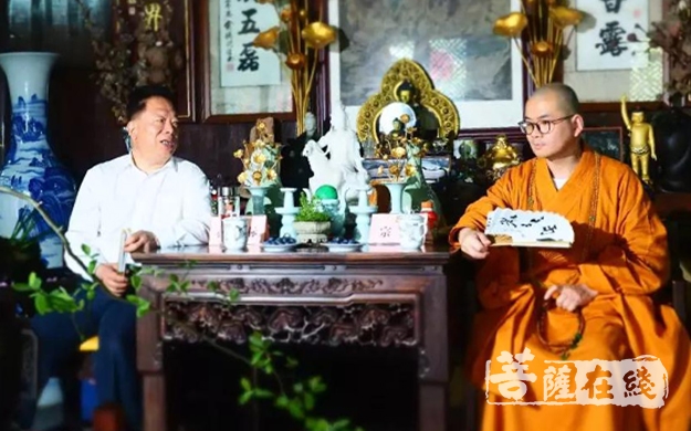政协主席-宁波市政协主席杨戌标一行调研五磊讲寺