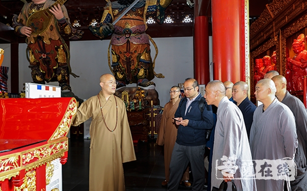 佛教-江苏省昆山市佛教协会一行参访湖州法华寺
