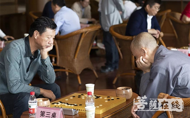 围棋-平安城科杯2019琼浙围棋名人赛在灵隐寺举行