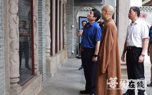 六榕寺-陕西省委统战部调研组调研广州六榕寺