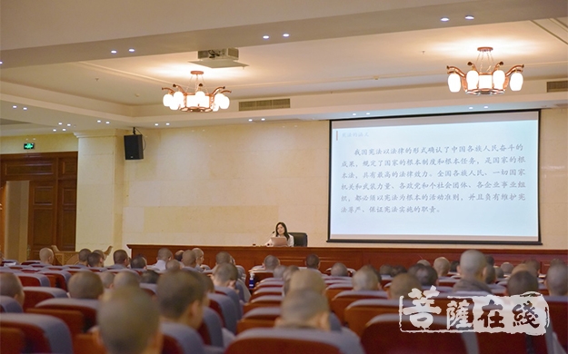佛教-无锡祥符禅寺举办学习宪法教育活动