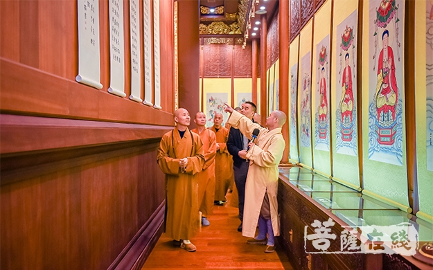 佛教-温州龙湾佛教协会默行大和尚一行参访上海地藏古寺