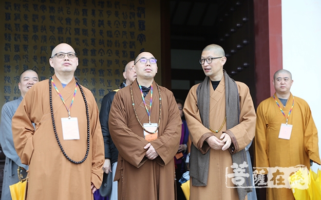佛教-美国佛教联合会会长明予法师一行参访中国佛学院普陀山学院