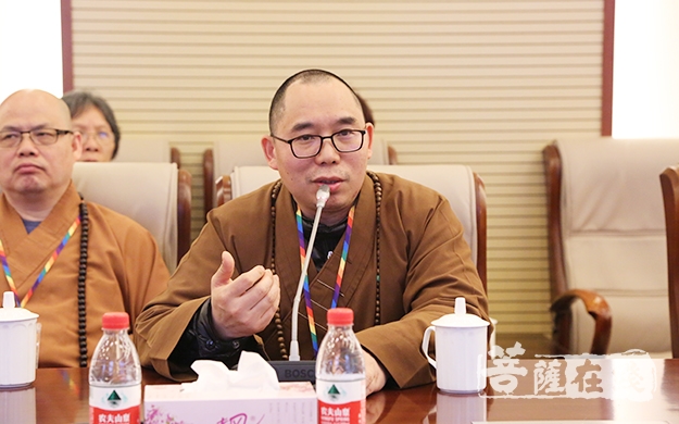 佛教-美国佛教联合会会长明予法师一行参访中国佛学院普陀山学院