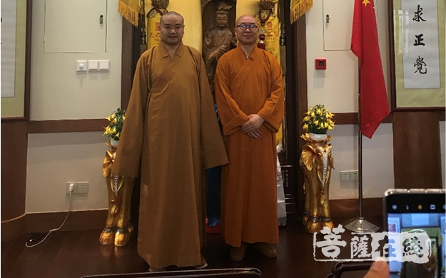 佛教-澳门佛教总会理事长宽静法师参访牛首山佛顶寺