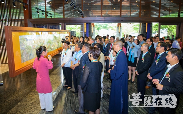 罗浮-罗浮山“生命美学”艺术展开幕  延祥长卷首次亮相引众人惊叹