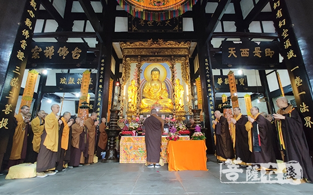 重庆华岩寺举行2019年度结夏安居仪式