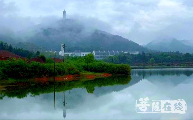 中国佛教协会副秘书长怀梵大和尚一行考察江西东乡西隐寺