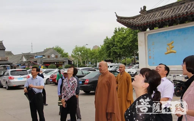 佛教-南京市人大常委会副秘书长张挚调研淮安市慈云禅寺