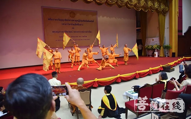 佛教-泉州少林寺武僧赴泰国国立法政大学交流禅武文化