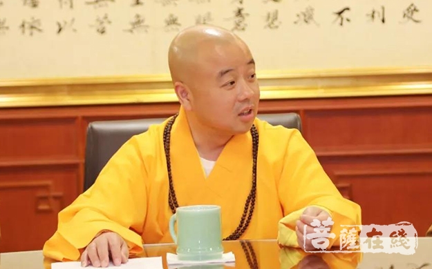 佛教-上虞区佛教协会会长印瑞法师一行拜访绍兴市佛教协会