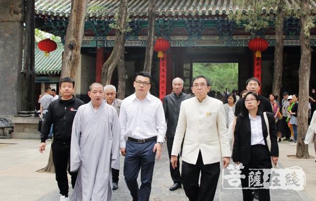 少林寺-泰国文化部部长威拉一行参访少林寺