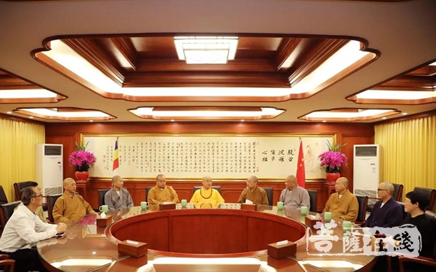 佛教-上虞区佛教协会会长印瑞法师一行拜访绍兴市佛教协会