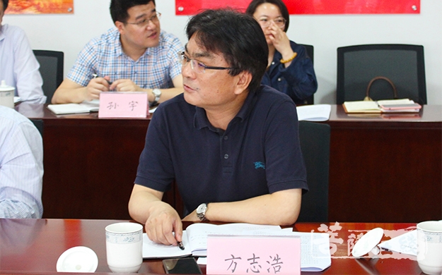 观音-舟山市统战部部长王伟主持召开观音文化园工作领导小组会议