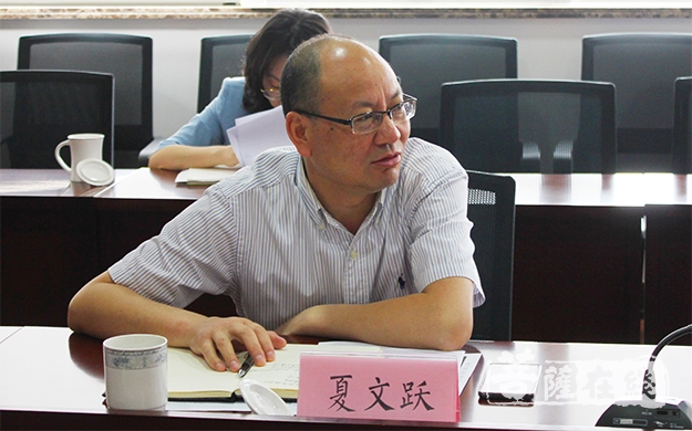 观音-舟山市统战部部长王伟主持召开观音文化园工作领导小组会议