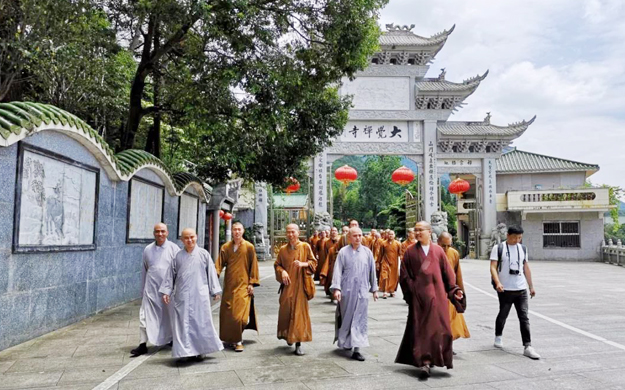 云门山-广东曹溪佛学院师生到云门山大觉禅寺参观交流