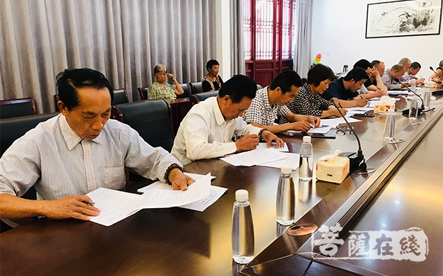 政策法规-海安广福禅寺举行宗教政策法规及安全知识测试