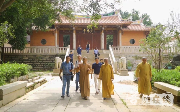 佛教-新加坡佛教总会会长广品大和尚参访泉州少林寺