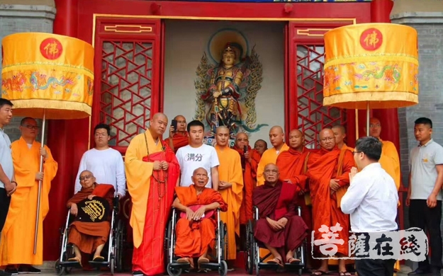 佛教-缅甸国家最高僧伽委员会主席库玛拉毕万萨访问陕西