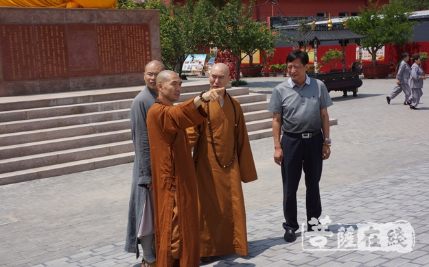 佛教-济南市佛教协会长弘庵法师参访淄博普照寺