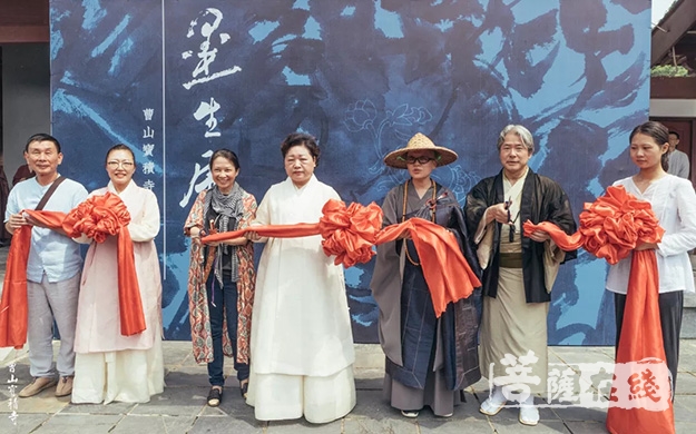禅意-庆祝建国70周年 曹山宝积寺“墨生虚白”禅意书画展开展