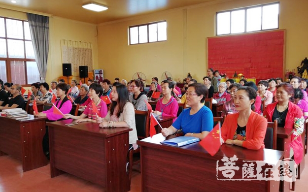 佛教-陕西汉中市佛教界以多种形式庆祝建党98周年